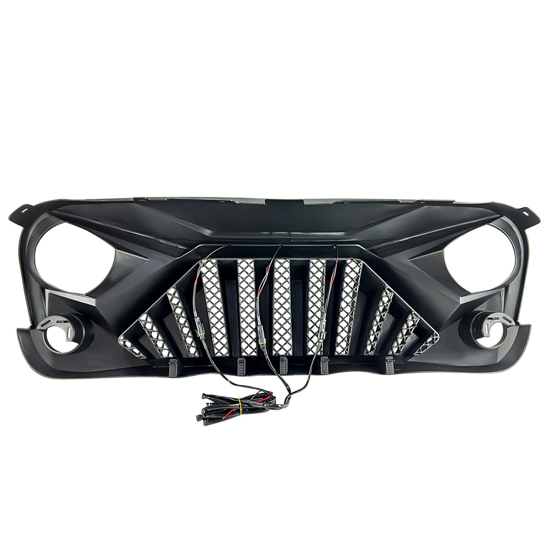 AMERICAN MODIFIED Front Goliath Grill Compatible w/ 2007-18 Jeep Wrangler JK - VMInnovations