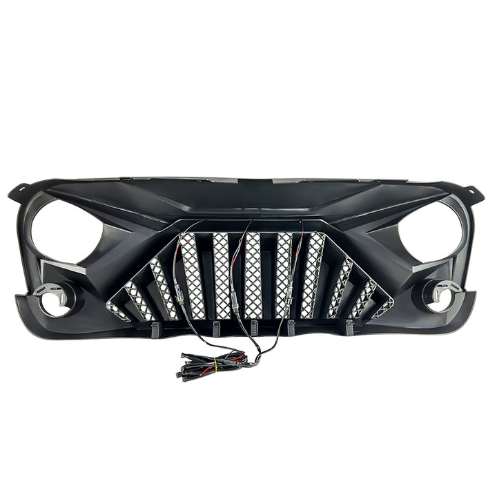 AMERICAN MODIFIED Front Goliath Grill Compatible w/ 2007-18 Jeep Wrangler JK - VMInnovations