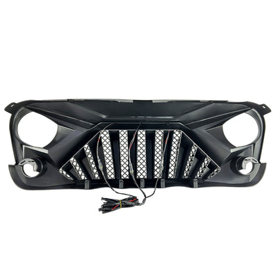 AMERICAN MODIFIED Goliath Grill Compatible w/ 2007-18 Jeep Wrangler JK (Damaged) - VMInnovations