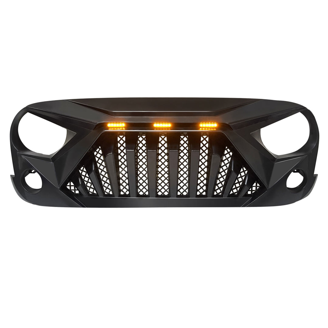 AMERICAN MODIFIED Goliath Grill Compatible w/ 07-18 Jeep Wrangler JK (Open Box) - VMInnovations