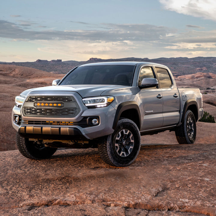 AMERICAN MODIFIED Pro Style Grille w/ Off Road Lights for 16-23 Tacoma(Open Box) - VMInnovations