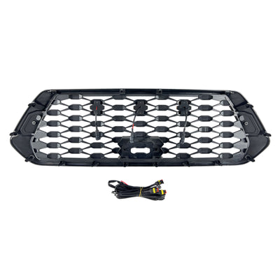 Mesh Grille w/ Amber Lights for 2016-2021 Tacoma, Matte Black (Used)