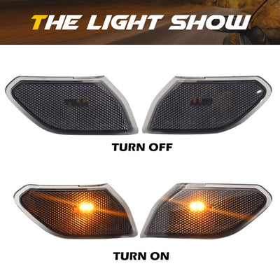 AM American Modified LED Marker Turn Signal Lights for Jeep Models (For Parts)