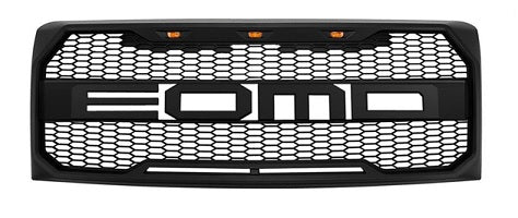 AMERICAN MODIFIED Raptor Grille w/LED Lights for 09-14 Ford F150(For Parts) - VMInnovations