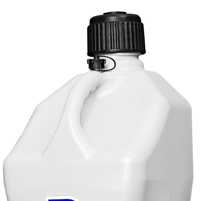 VP Racing 5.5 Gal Motorsport Racing Liquid Container Utility Jug w/Handle, White