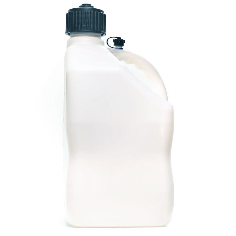 VP Racing 5.5 Gal Motorsport Racing Liquid Container Utility Jug, White (2 Pack)