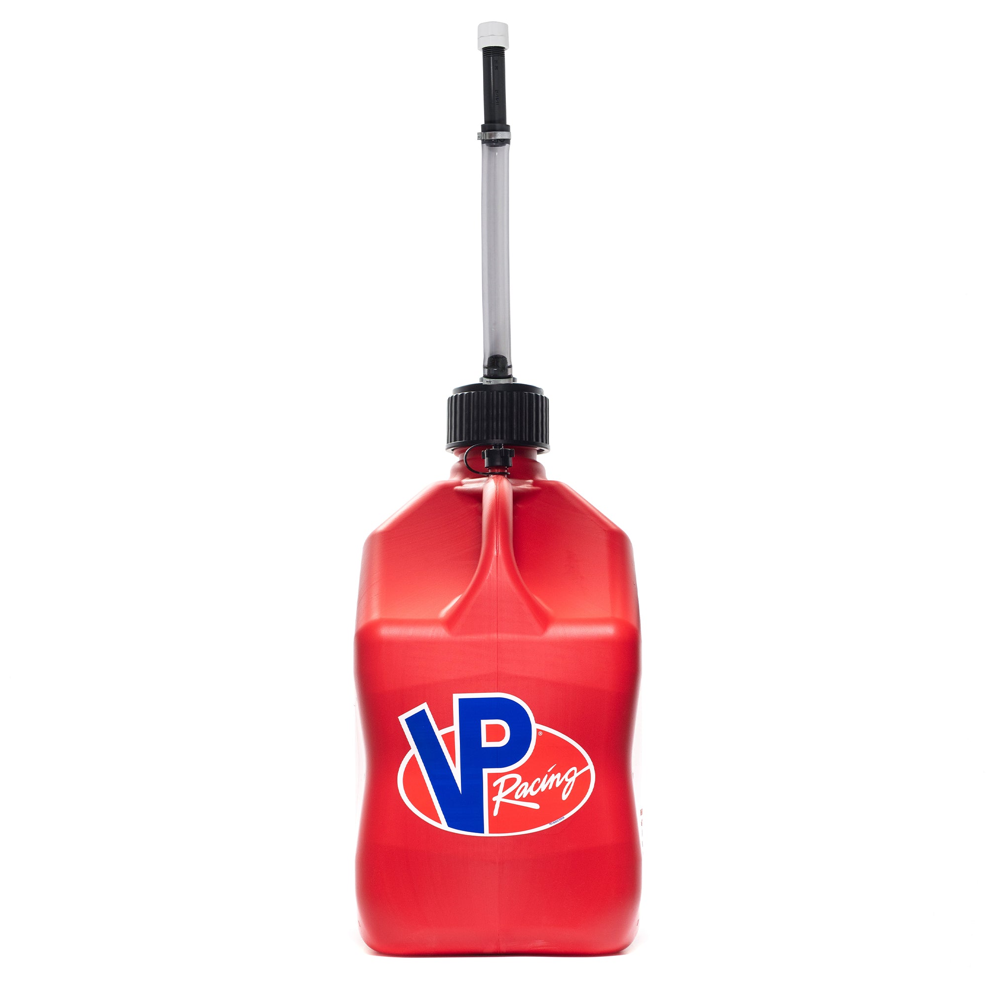 VP Racing 5.5 Gallon Motorsport Utility Jug and 14 Inch Deluxe Hose, Red