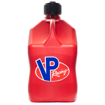 VP Racing 5.5 Gallon Motorsport Utility Jug and Deluxe Hose, Red (8 Pack)