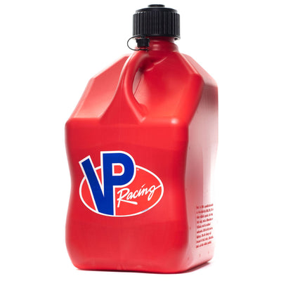 VP Racing 5.5 Gallon Motorsport Utility Jug and Deluxe Hose, Red (12 Pack)