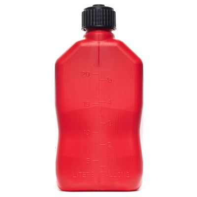 VP Racing 5.5 Gallon Motorsport Utility Jug and Deluxe Hose, Red (8 Pack)
