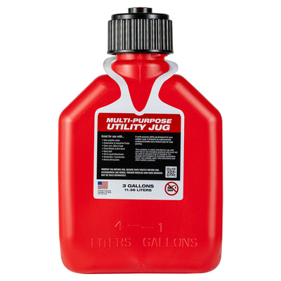 VP Racing 3 Gallon Motorsport Racing Liquid Container Utility Container Jug, Red