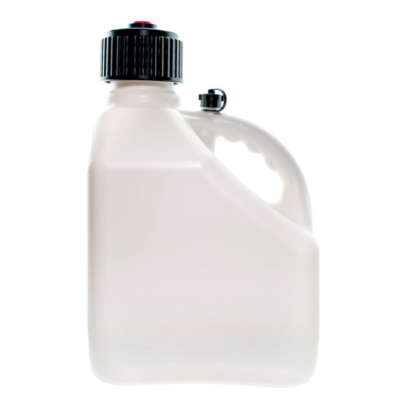 VP Racing 3 Gal Square Portable Liquid Container Utility Jug, White (8 Pk)