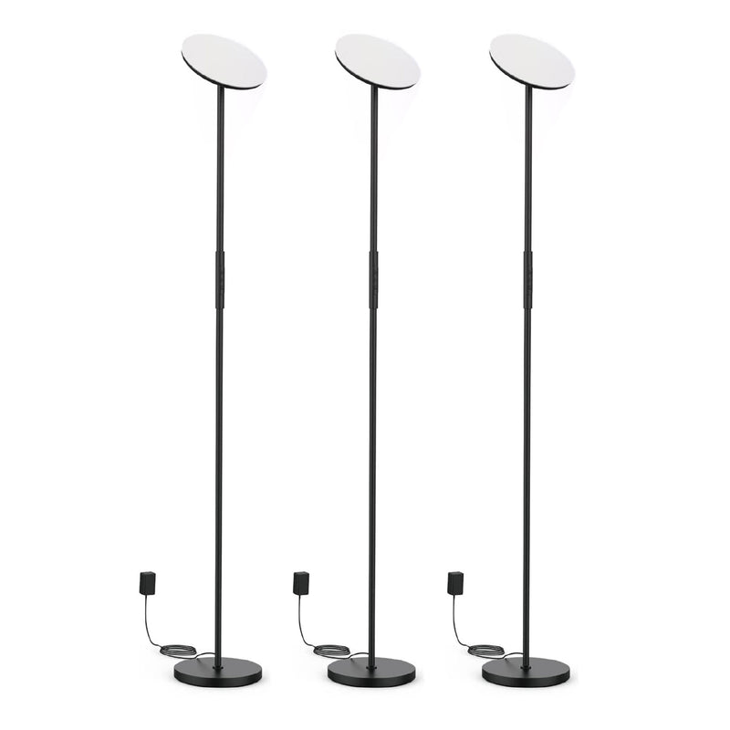 Banord 73.15 In Color Changing Floor Lamp, WiFi & Smart App Compatible, 3 Pack