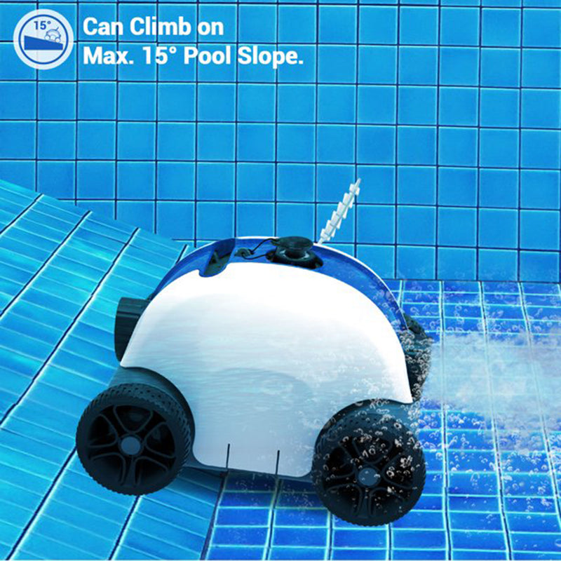 Cordless Automatic Robotic In & Above Ground Swimming Pool Cleaner (For Parts)