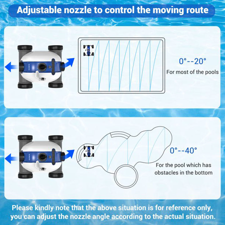 Ausono Cordless Robotic In Ground & Above Ground Swimming Pool Cleaner(Open Box) - VMInnovations