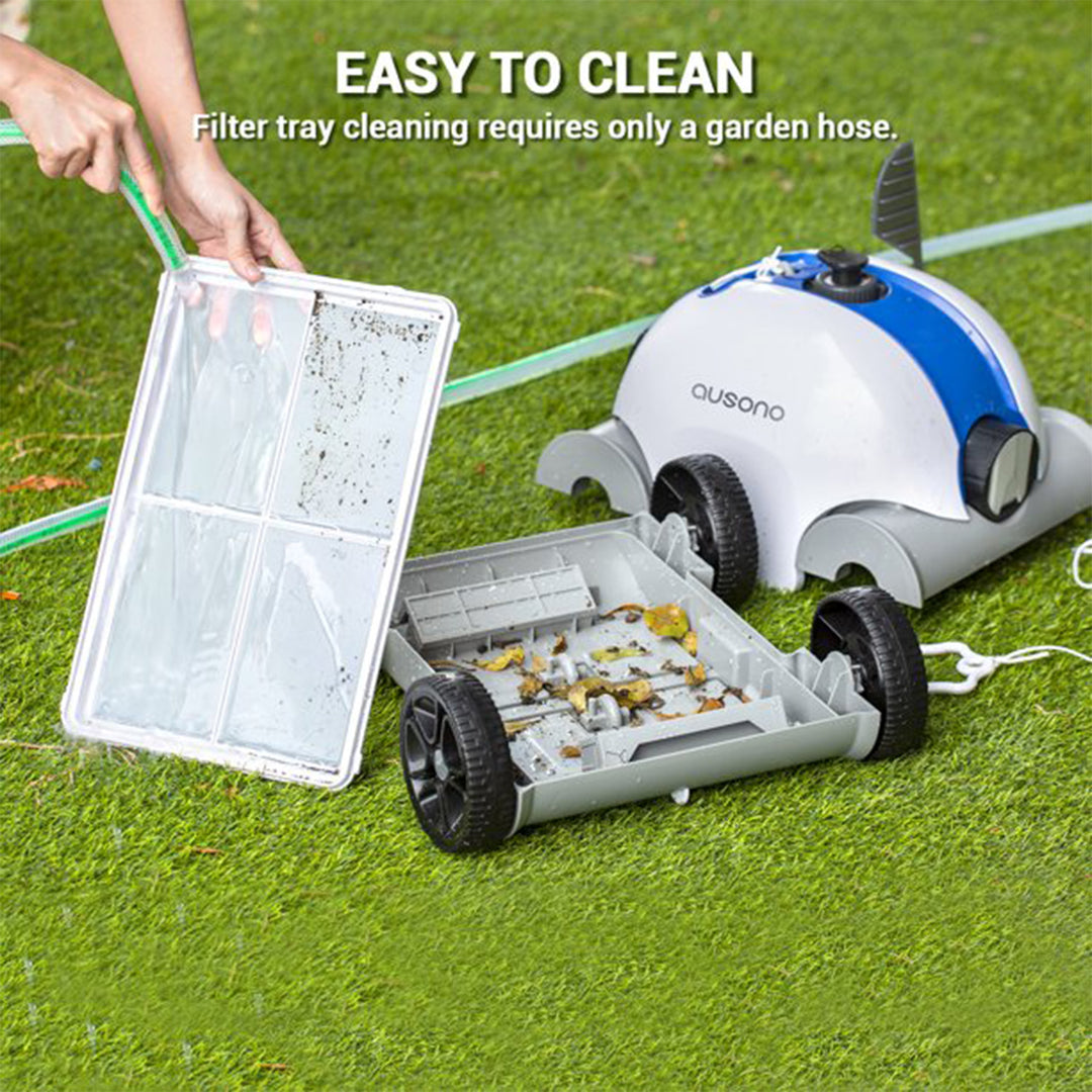 Ausono Cordless Robotic In Ground & Above Ground Swimming Pool Cleaner(Open Box) - VMInnovations