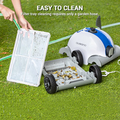 Ausono Cordless Robotic In Ground & Above Ground Swimming Pool Cleaner(Open Box) - VMInnovations