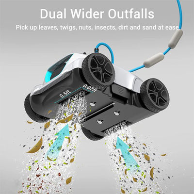 Ausono Dual Drive Powerful Automatic Robotic Above Ground Swimming Pool Cleaner