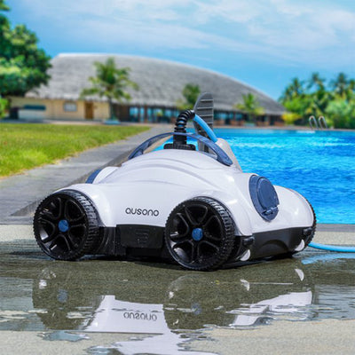 Ausono Dual Drive Powerful Automatic Robotic Above Ground Swimming Pool Cleaner