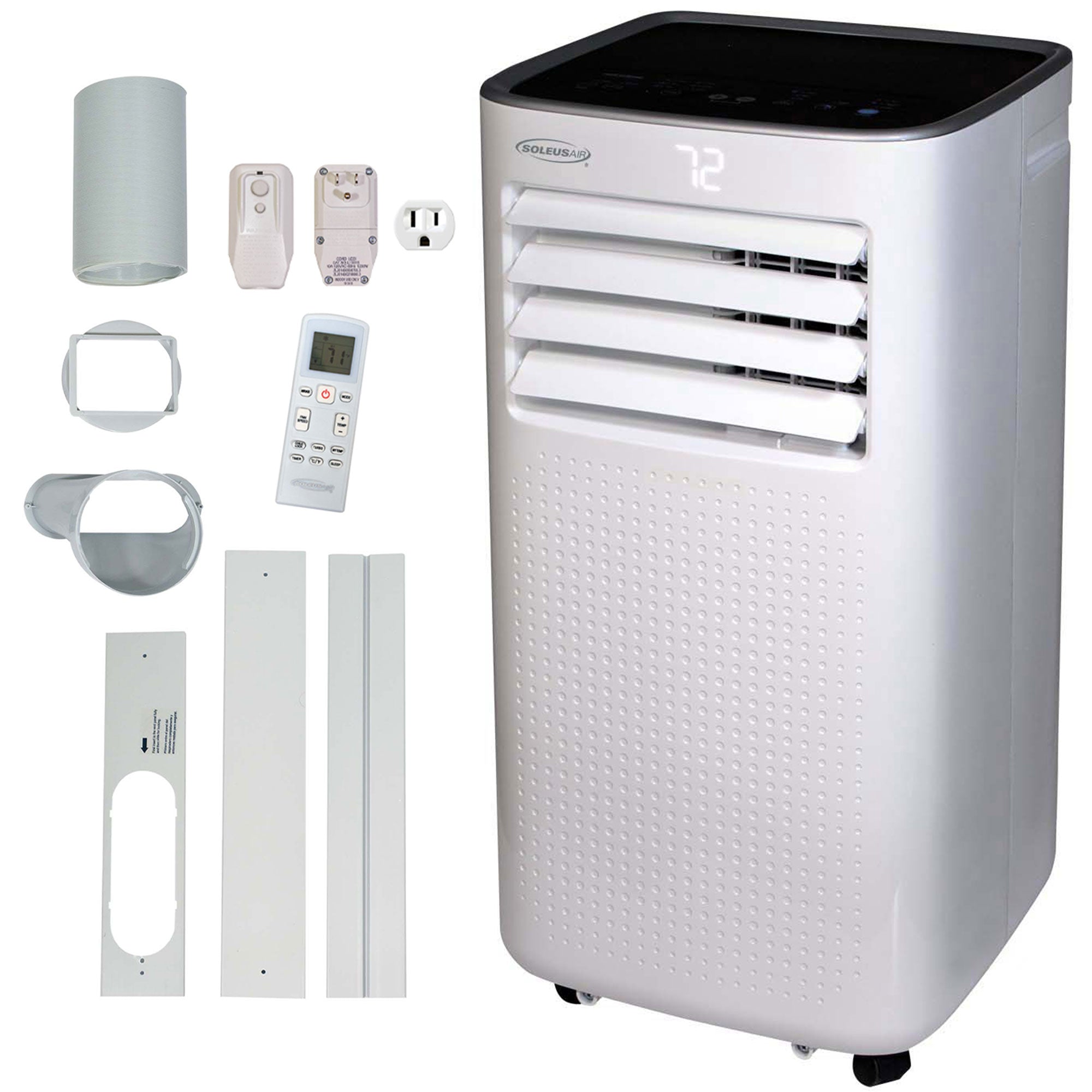 SoleusAir 10,000 BTU 3 in 1 Portable Auto Air Conditioner, Dehumidifier, and Fan