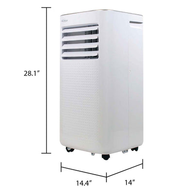 SoleusAir 10,000 BTU 3 in 1 Portable Auto Air Conditioner, Dehumidifier, and Fan