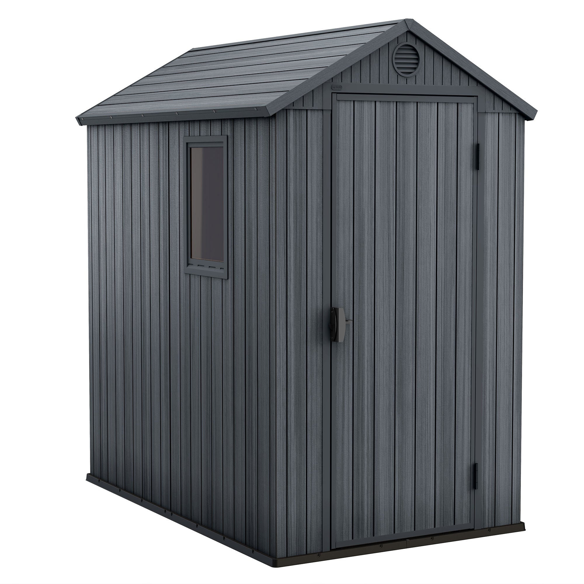Keter Darwin 4x6' Heavy Duty Shed for Garden Accessories and Tools (For Parts) - VMInnovations