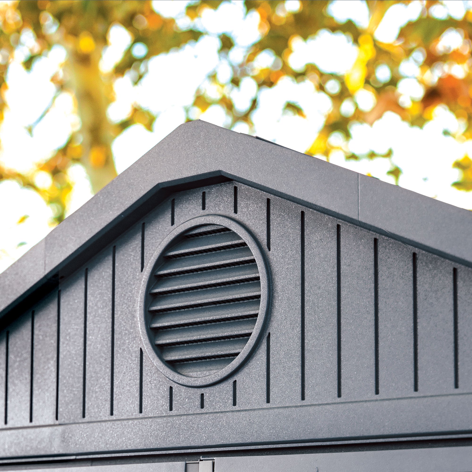 Darwin 6 x 8 Foot Outdoor Shed for Garden Accessories and Tools, Gray (Used) - VMInnovations