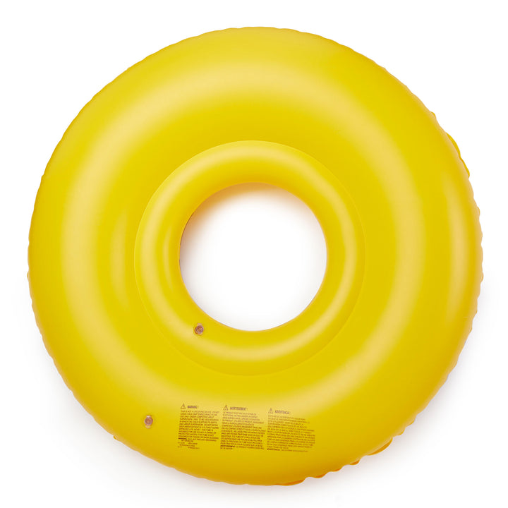 Swimline River Rough 48" Inflatable Pool Float Tube Water Raft w/Handles, Yellow