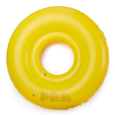 Swimline River Rough 48" Inflatable Pool Float Tube Water Raft w/Handles, Yellow - VMInnovations