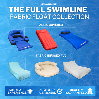 Swimline 9047 Pool Fabric Inflatable Ultimate Floating Lounger Chair (For Parts)