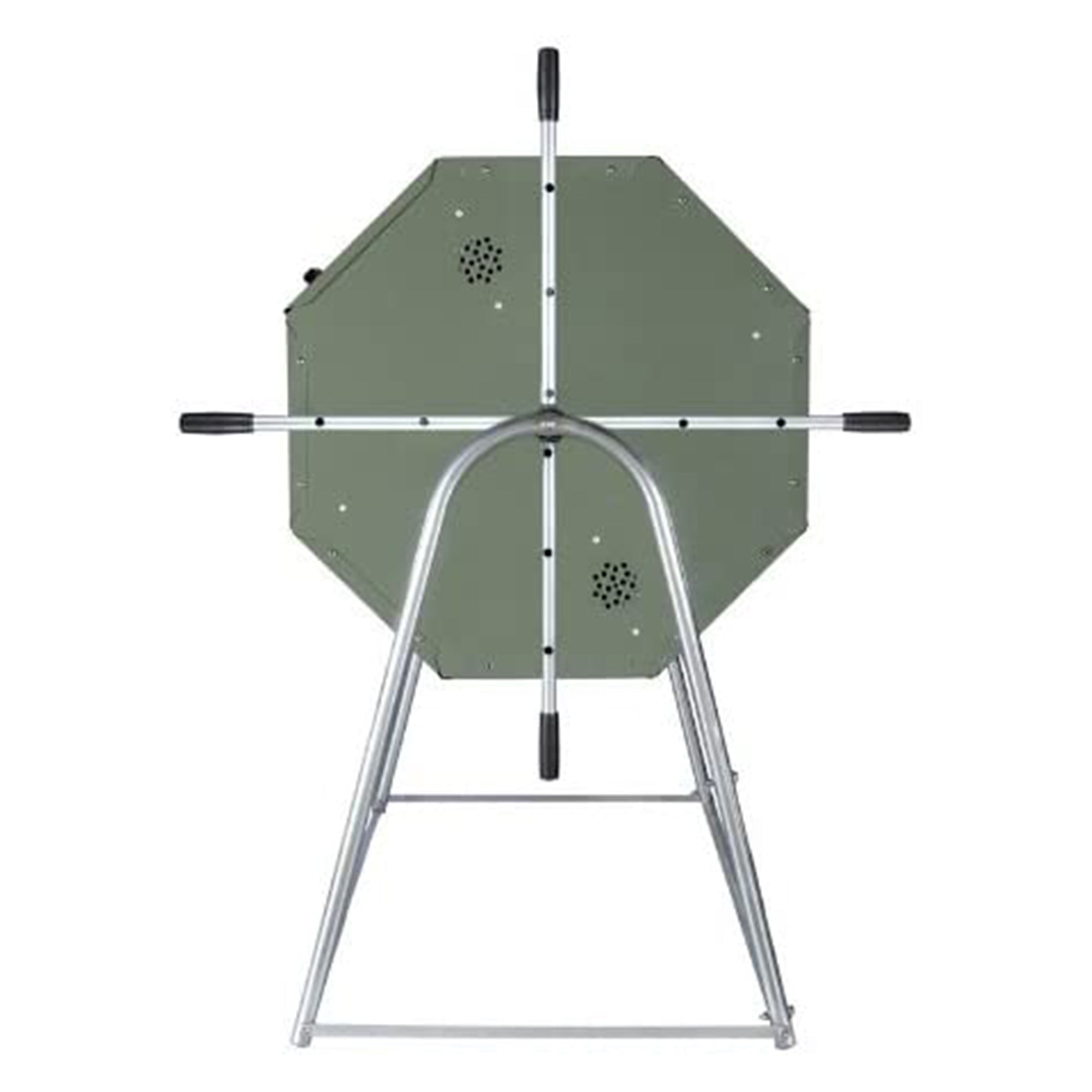 Jora Composters JK400A 106 Gallon Outdoor Dual Chamber Steel Compost Tumbler Bin (For Parts)