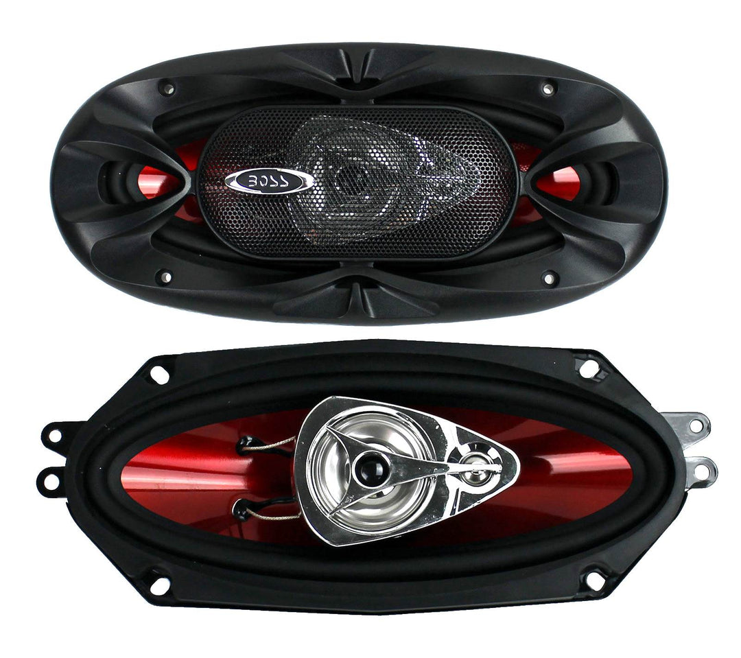 BOSS CH4330 4"x10" 800 Watt 3-Way CHAOS EXXTREME Car Audio Speakers 2PAIR