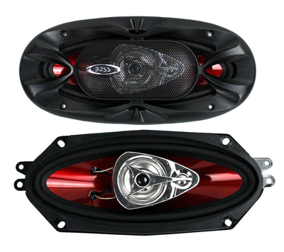 BOSS CH4330 4"x10" 800 Watt 3-Way CHAOS EXXTREME Car Audio Speakers 2PAIR - VMInnovations