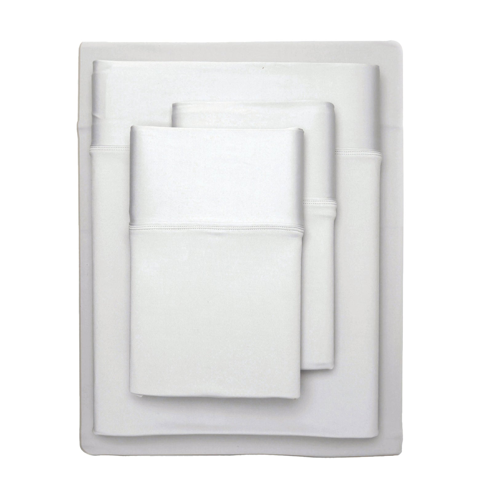SHEEX Elevated Sheets w/ 2 Pillowcases, King/Cali King, Bright White (Used) - VMInnovations