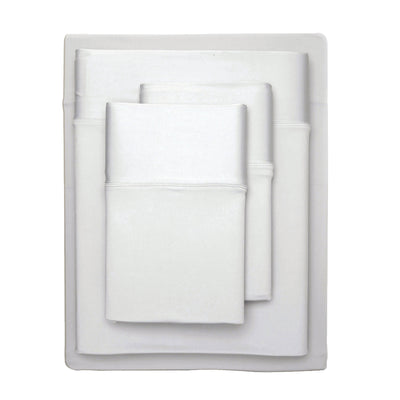 SHEEX Elevated Sheets w/ 2 Pillowcases, King/Cali King, Bright White (Used) - VMInnovations