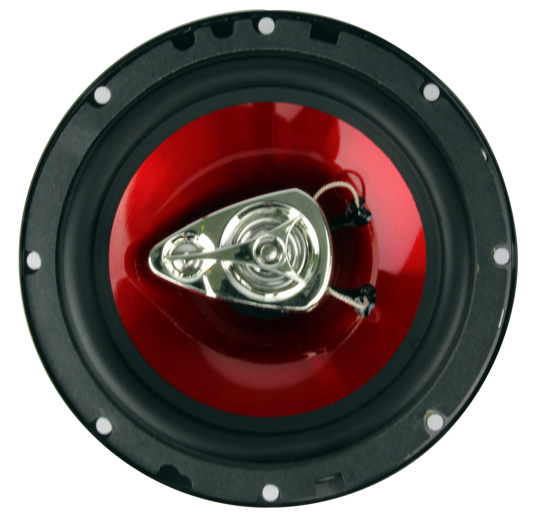 4) New BOSS CH6530 6.5" 3-Way 600W Car Audio Coaxial Speakers Stereo Red