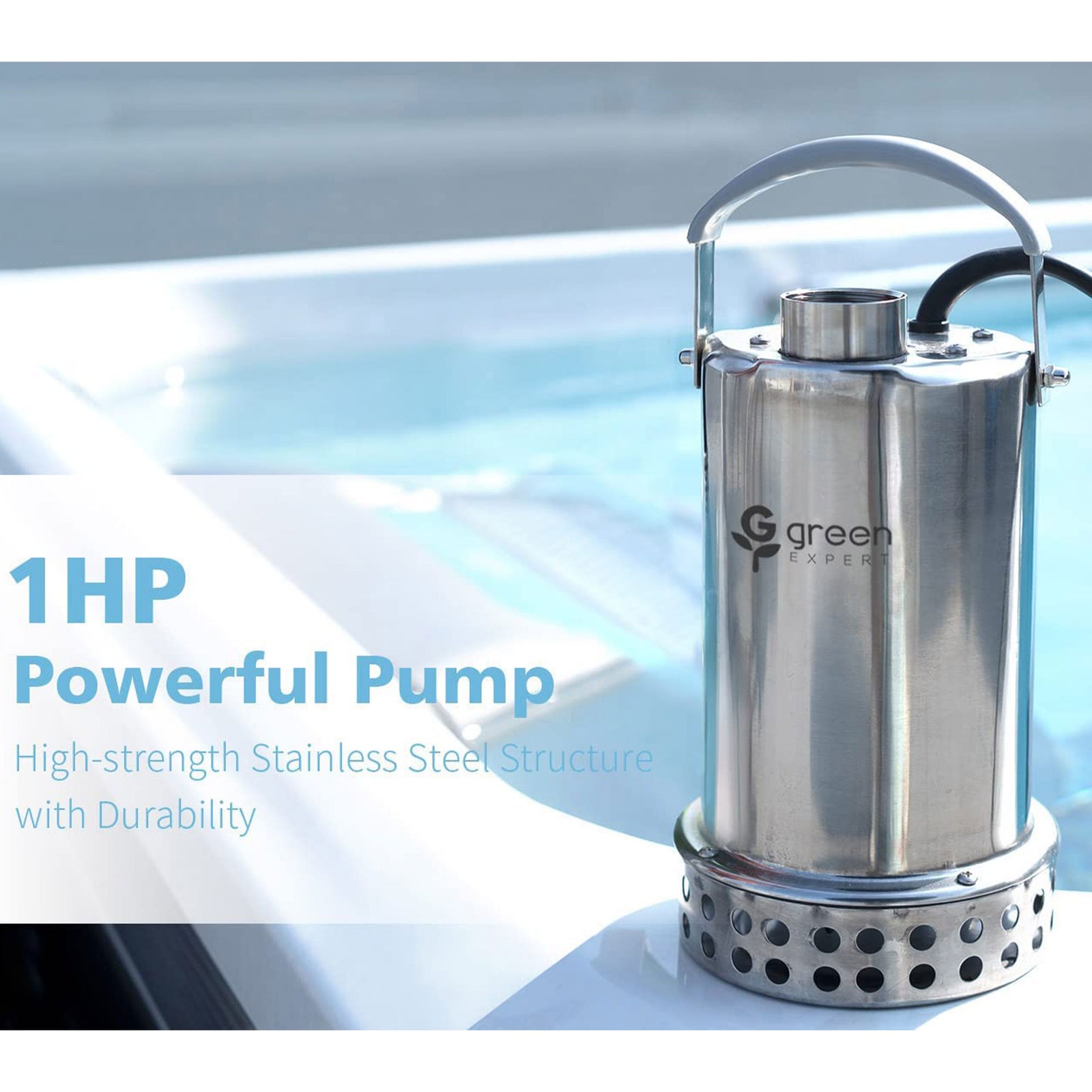 Submersible Water Removal Sump Pump w/ 4000GPH Flow Rate (For Parts) - VMInnovations