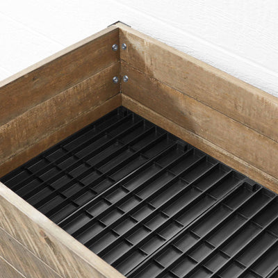 CedarCraft Elevated Spruce Backyard Deck Planter 21"L x 47"W x 29.5"H, Brown
