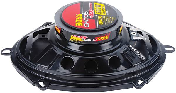 BOSS CH5730 5x7" 600W 3-Way Car Coaxial Audio Stereo Speakers Red 2 PAIRS