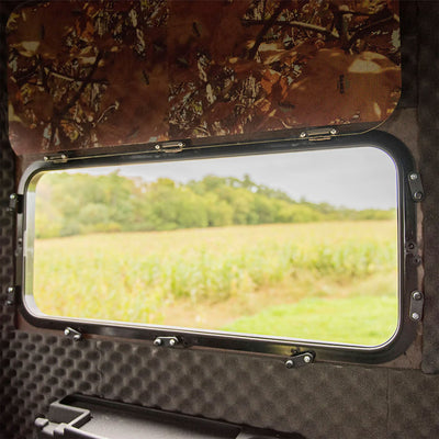 Banks Outdoors STFWVIS Box Blind 45 In Framed Vision Camouflage Long Window Kit - VMInnovations