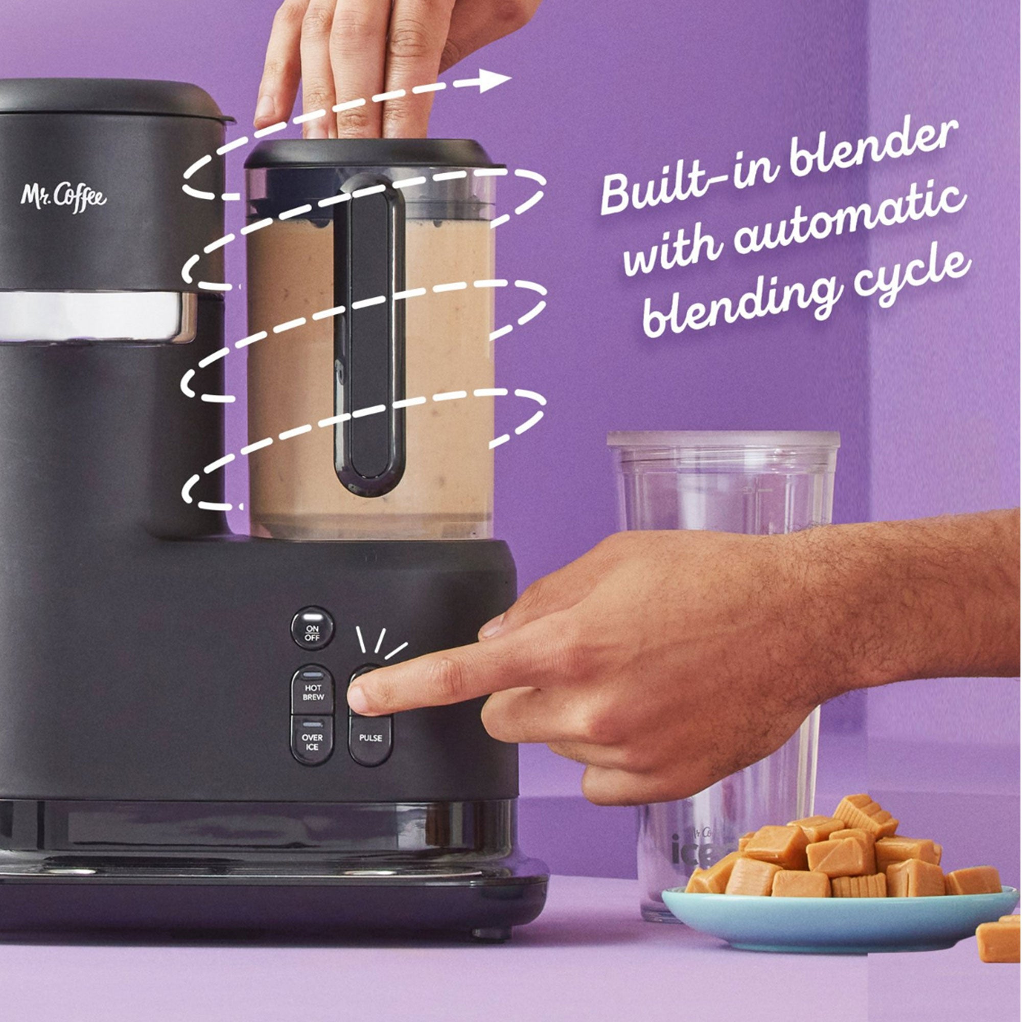 Mr. Coffee Single-Serve Iced and Hot Coffee Maker & Blender w/2 Tumblers (Used) - VMInnovations