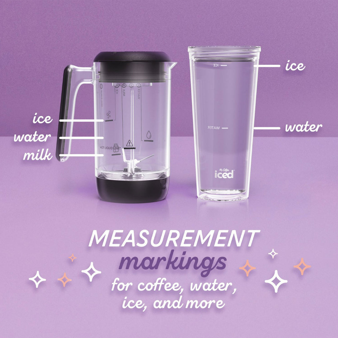 Mr. Coffee Iced and Hot Coffee Maker and Blender with 2 Tumblers (For Parts)