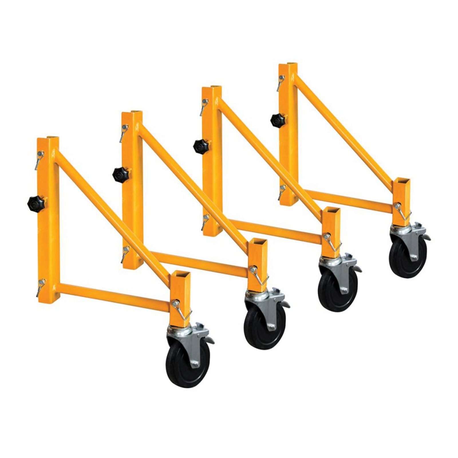 Stacker S-IOS0 14 In Baker Style Scaffolding Outriggers with Casters (4 Pack) - VMInnovations