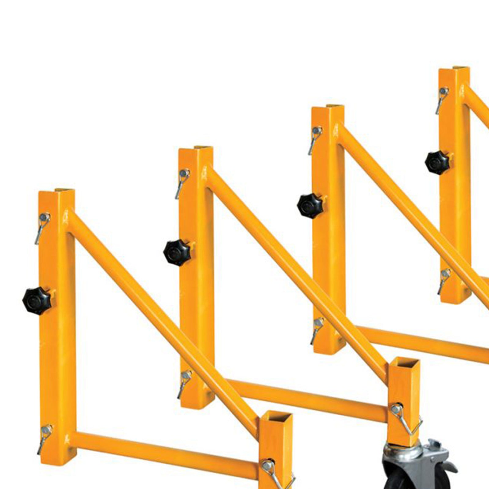 Stacker S-IOS0 14 In Baker Style Scaffolding Outriggers with Casters (4 Pack) - VMInnovations
