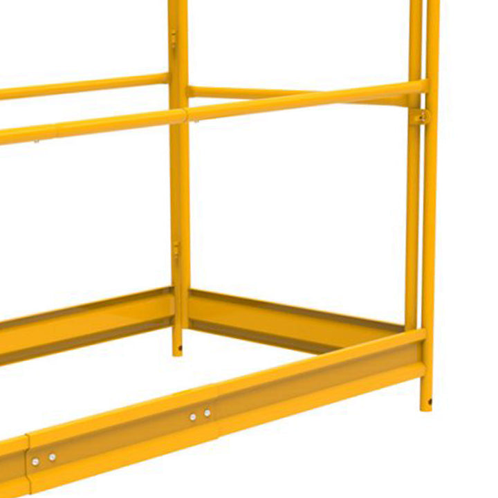 Stacker 6 Foot Guardrail System Accessory for Interior Scaffolding (Open Box)