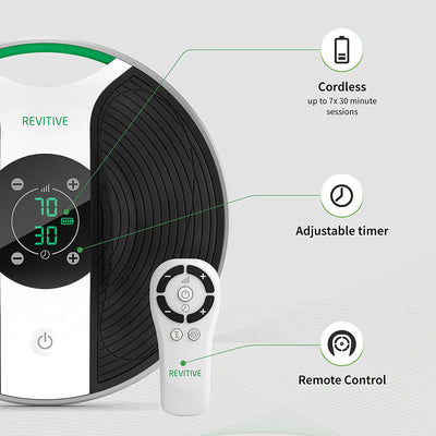 Revitive Medic Foot & Leg Circulation Booster for Body Aches Pain Relief, White