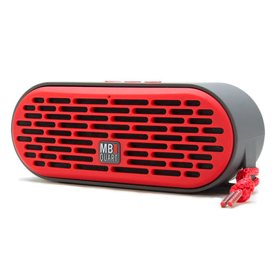 MB Quart STAGE 2 Polaris RZR Subwoofer System & QUBThree Bluetooth Speaker, Red