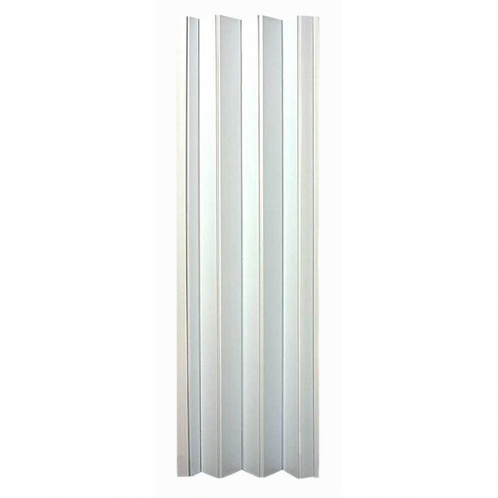 LTL Home Products Oakmont Wooden Style Vinyl Accordion Door, White (Used)