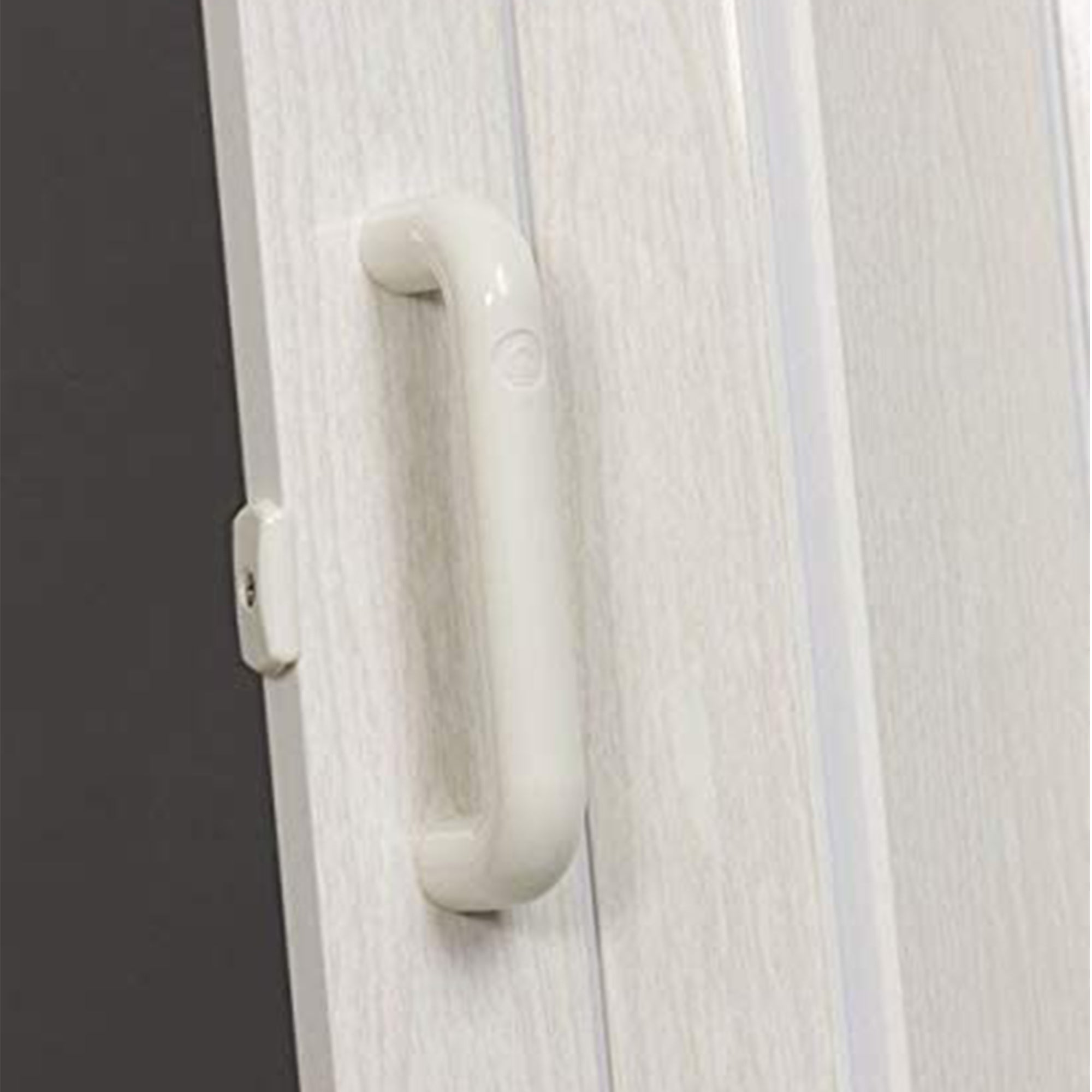 LTL Home Products Oakmont Wooden Style Vinyl Accordion Door, White (Used) - VMInnovations