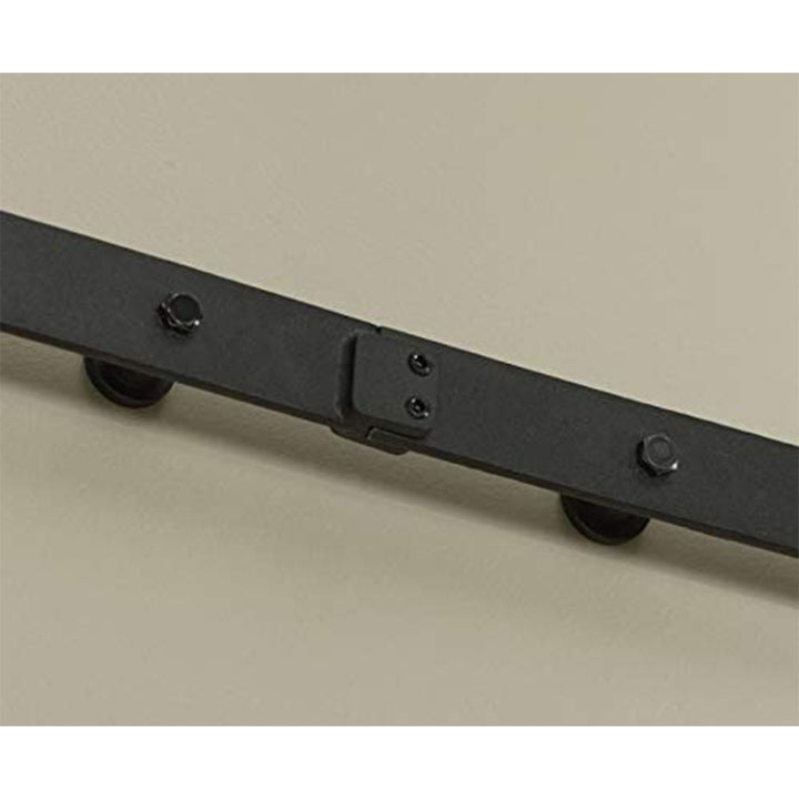 LTL Home Products MLB3684BHKD Millbrooke Ready to Assemble PVC Barn Door, Black - VMInnovations